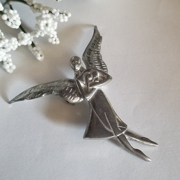 Gorgeous VTG Angel Brooch - Picture 5 of 7